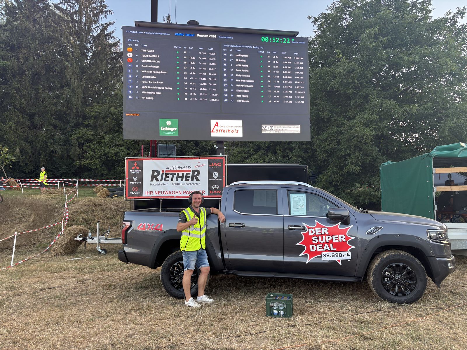 CH-Timing Videowall Mofa-Cup Taldorf